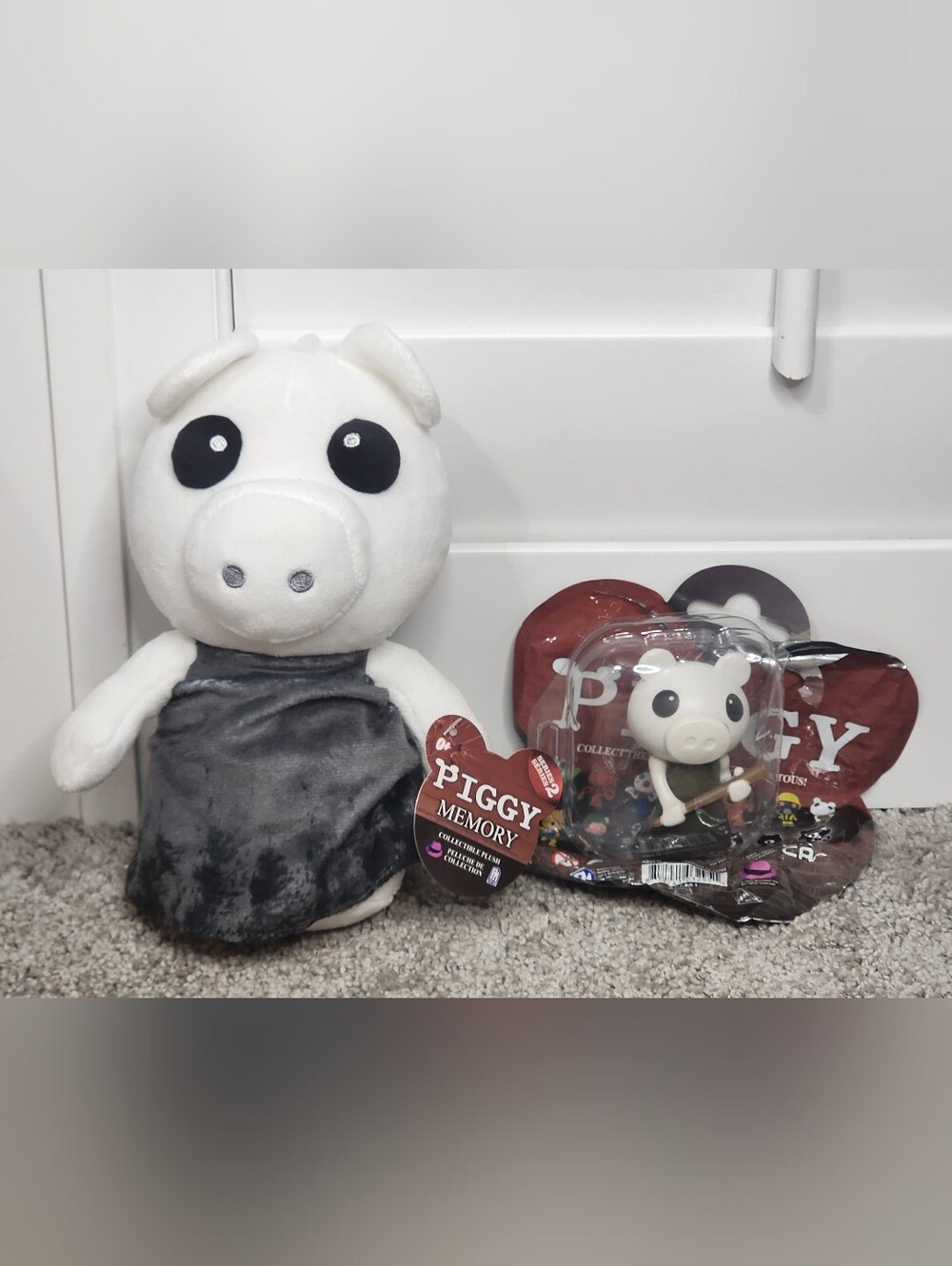 New Roblox Piggy Memory Plush & Piggy Memory Mini Figurine Lot
